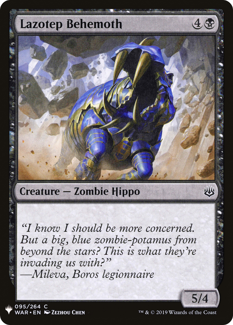 {C} Lazotep Behemoth [Mystery Booster][LS WAR 095]