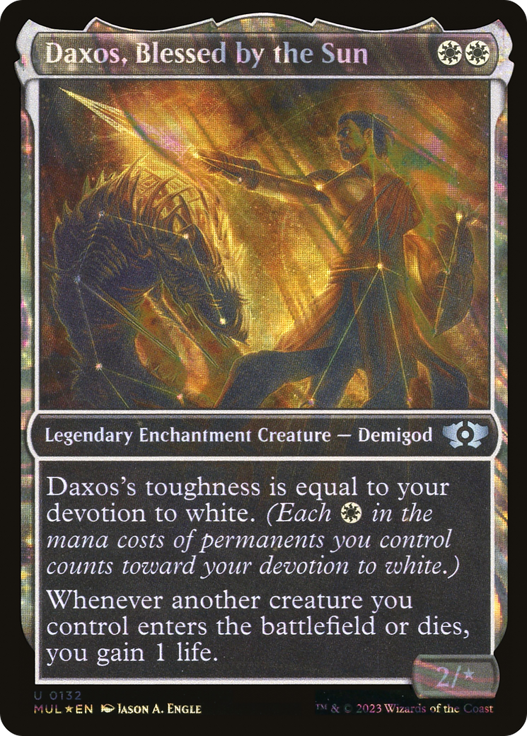 {C} Daxos, Blessed by the Sun (Halo Foil) [Multiverse Legends][MUL 132]