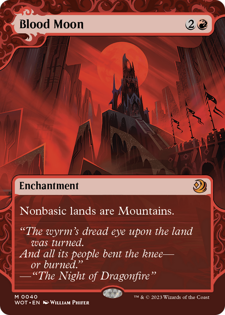 {R} Blood Moon [Wilds of Eldraine: Enchanting Tales][WOT 040]