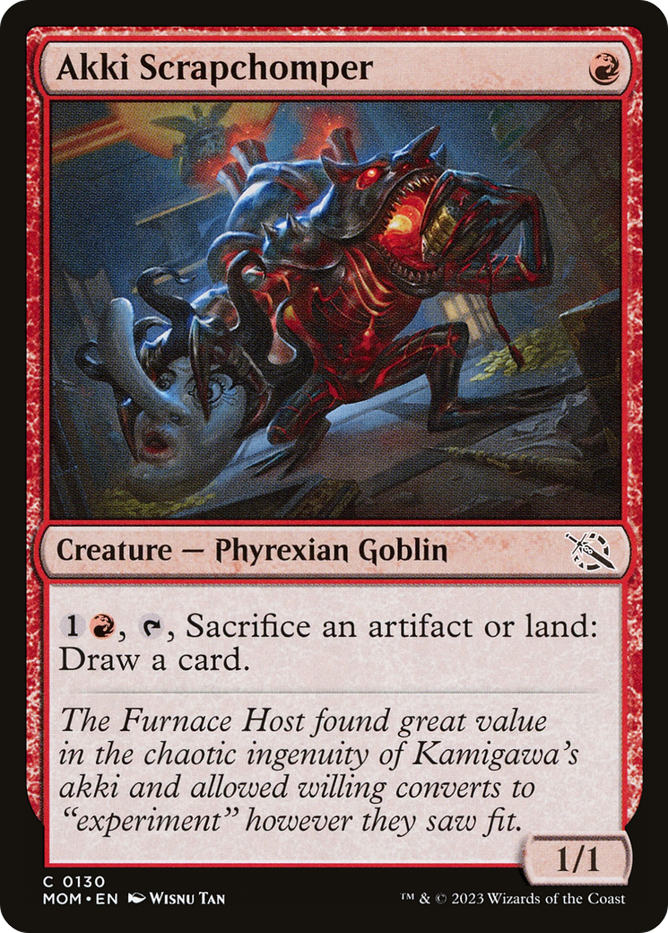 {C} Akki Scrapchomper [March of the Machine][MOM 130]