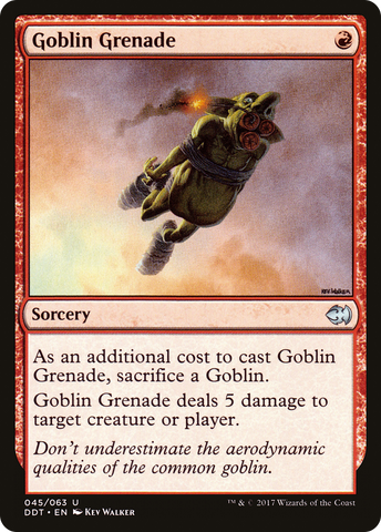 {C} Goblin Grenade [Duel Decks: Merfolk vs. Goblins][DDT 045]