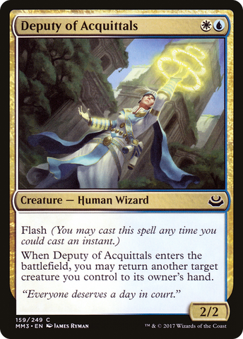 {C} Deputy of Acquittals [Modern Masters 2017][MM3 159]