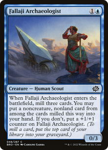 {C} Fallaji Archaeologist [The Brothers' War][BRO 048]