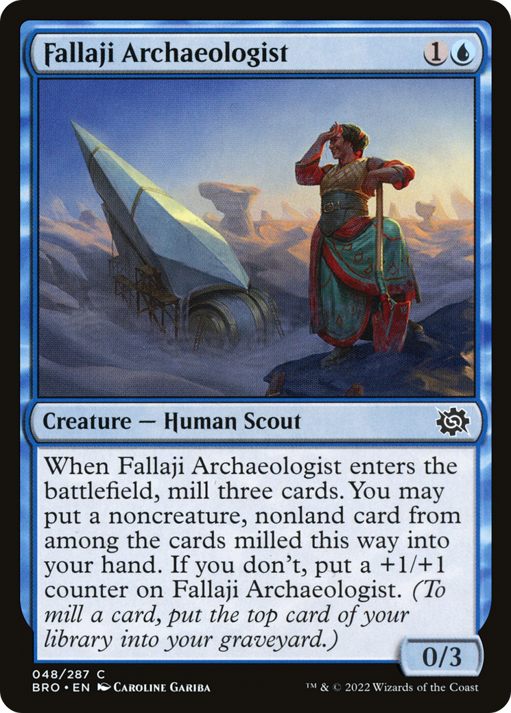 {C} Fallaji Archaeologist [The Brothers' War][BRO 048]