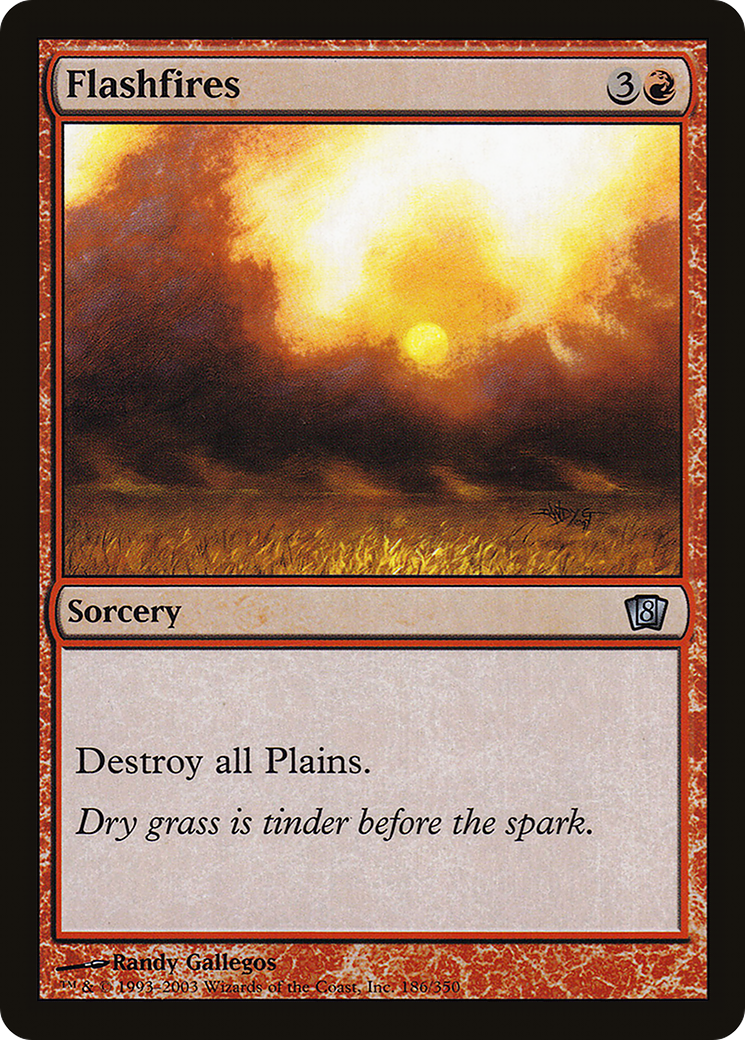 {C} Flashfires [Eighth Edition][8ED 186]