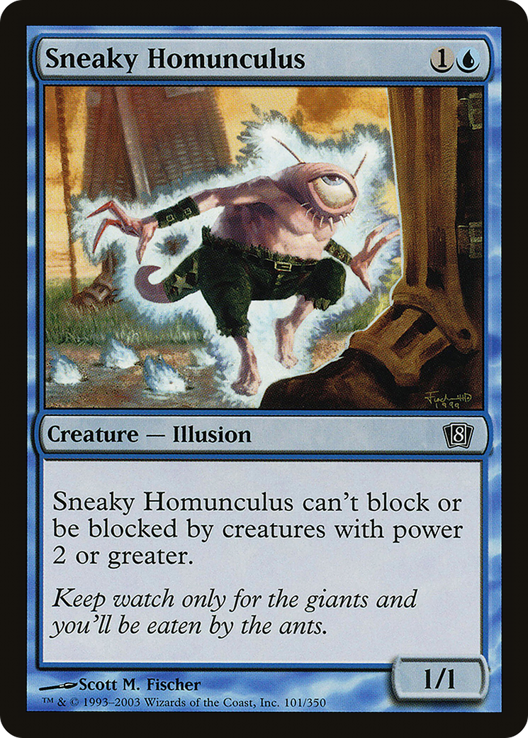 {C} Sneaky Homunculus [Eighth Edition][8ED 101]