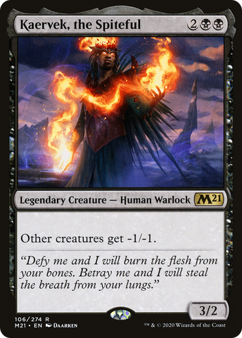 {R} Kaervek, the Spiteful [Core Set 2021][M21 106]