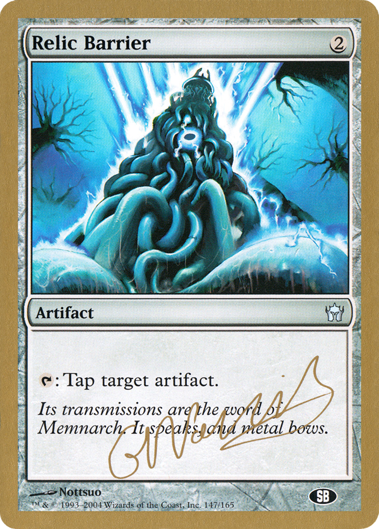 {C} Relic Barrier (Gabriel Nassif) (SB) [World Championship Decks 2004][GB WC04 GN147SB]