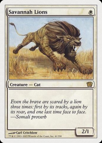 {R} Savannah Lions [Ninth Edition][9ED 041]