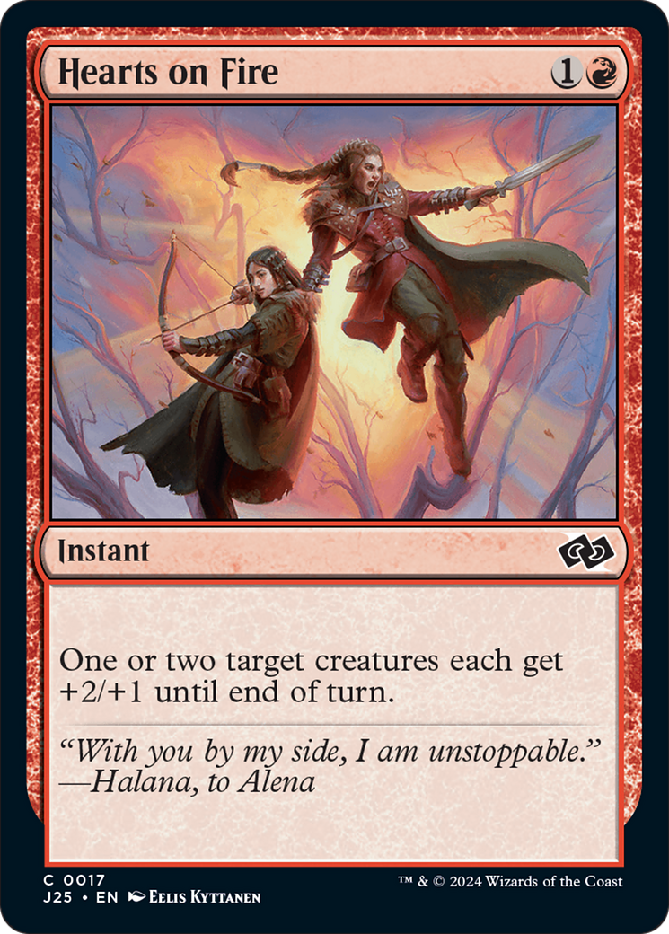 {C} Hearts on Fire [Foundations Jumpstart][J25 017]