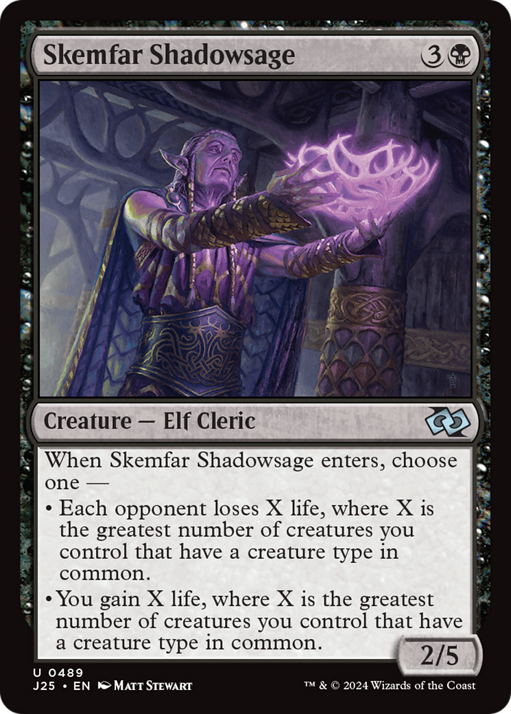 {C} Skemfar Shadowsage [Foundations Jumpstart][J25 489]