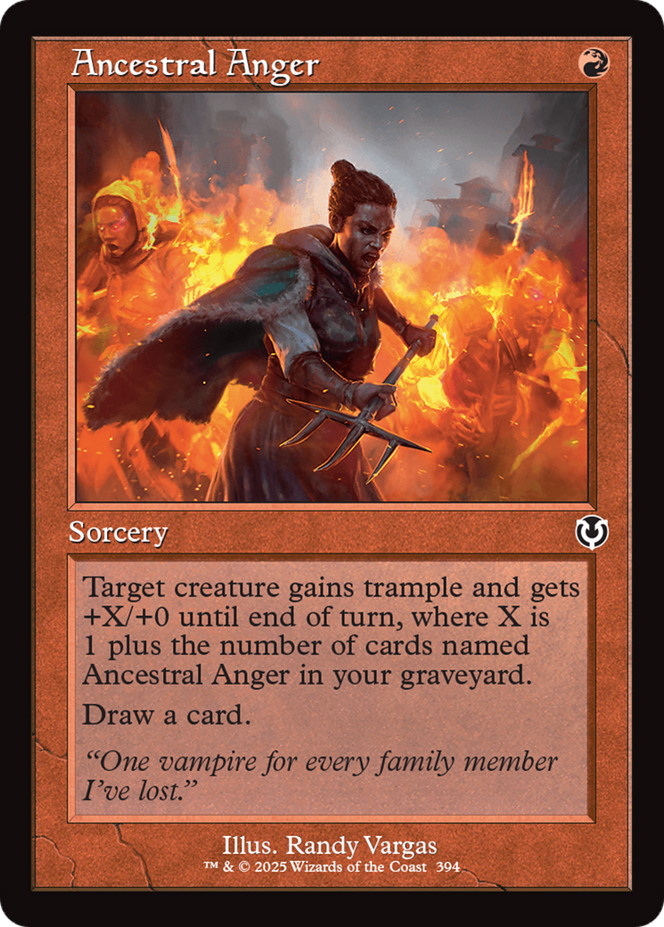{C} Ancestral Anger (Retro Frame) [Innistrad Remastered][INR 394]