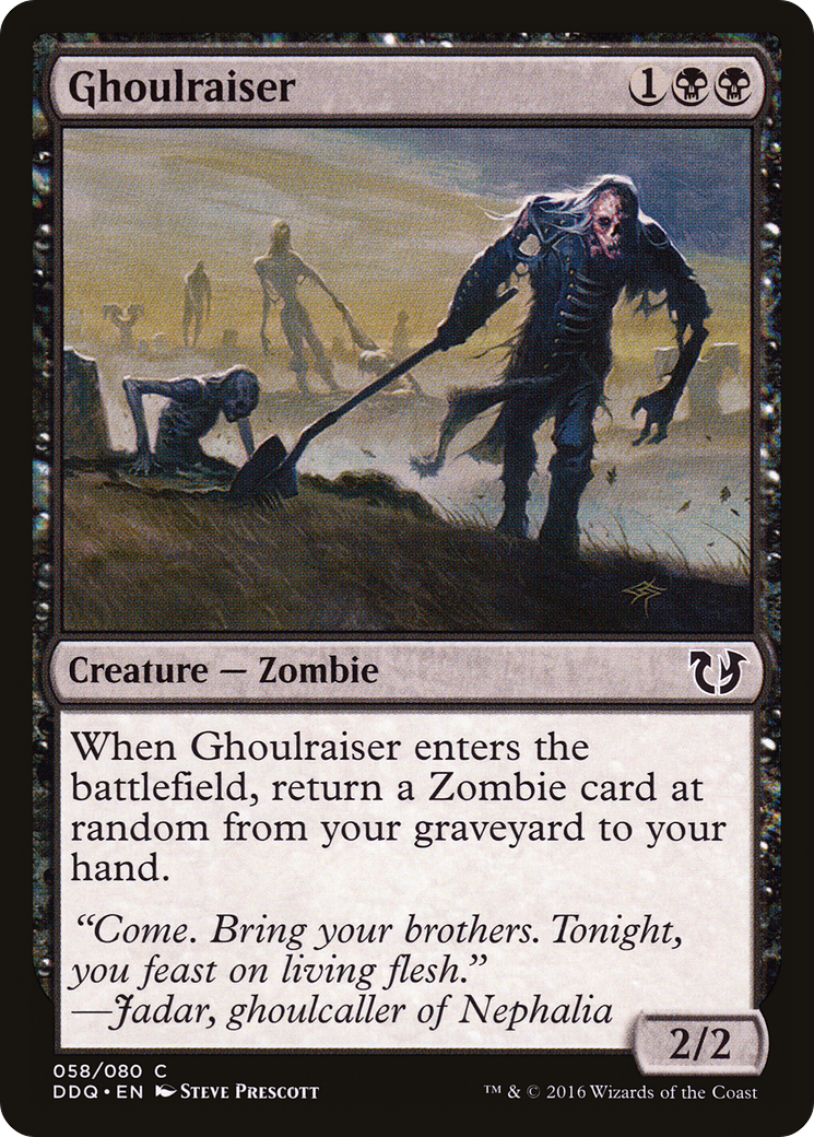 {C} Ghoulraiser [Duel Decks: Blessed vs. Cursed][DDQ 058]