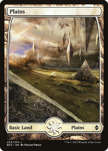 {B}[BFZ 253] Plains (253) [Battle for Zendikar]