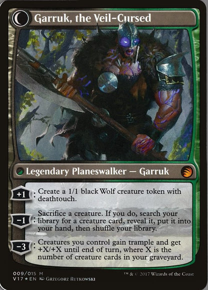 {R} Garruk Relentless // Garruk, the Veil-Cursed [From the Vault: Transform][V17 009]