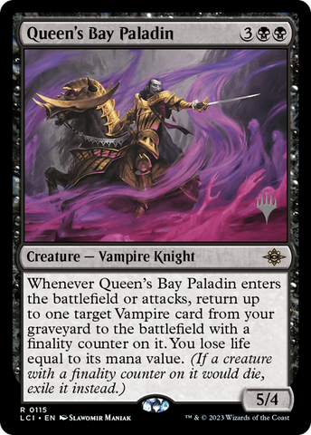 {@R} Queen's Bay Paladin (Promo Pack) [The Lost Caverns of Ixalan Promos][PP LCI 115]