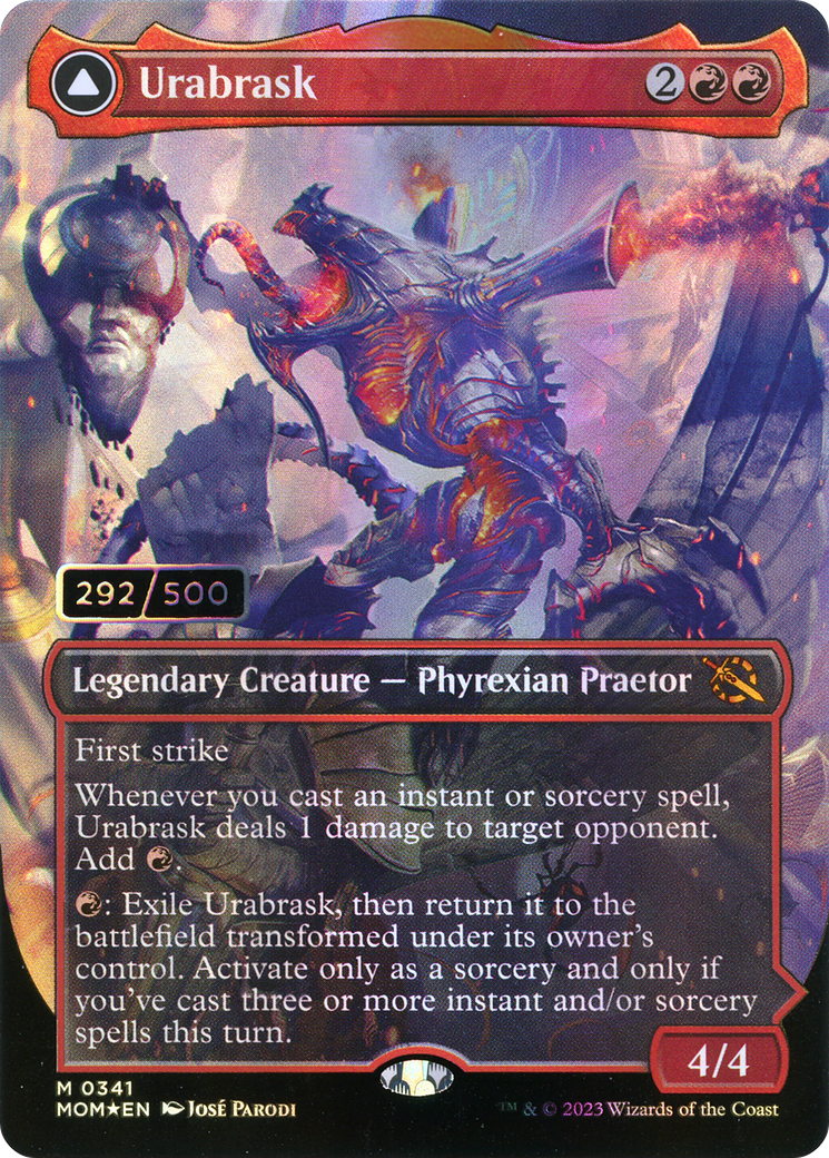 {R} Urabrask // The Great Work (Serialized) [March of the Machine][MOM 341]