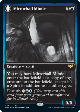 {R} Mirrorhall Mimic // Ghastly Mimicry [Innistrad: Double Feature][DBL 335]