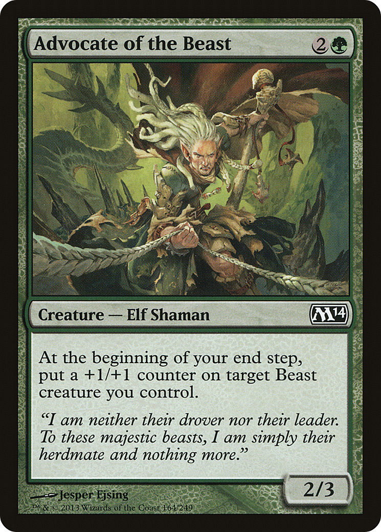 {C} Advocate of the Beast [Magic 2014][M14 164]