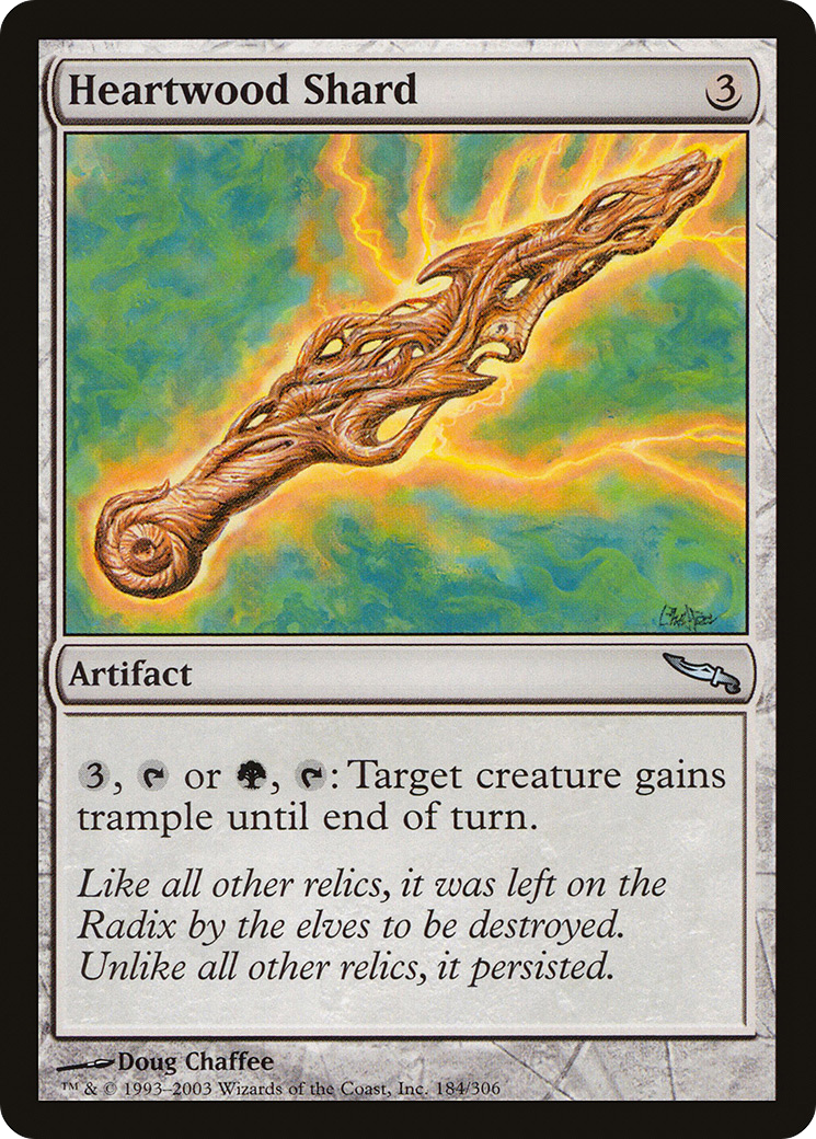{C} Heartwood Shard [Mirrodin][MRD 184]