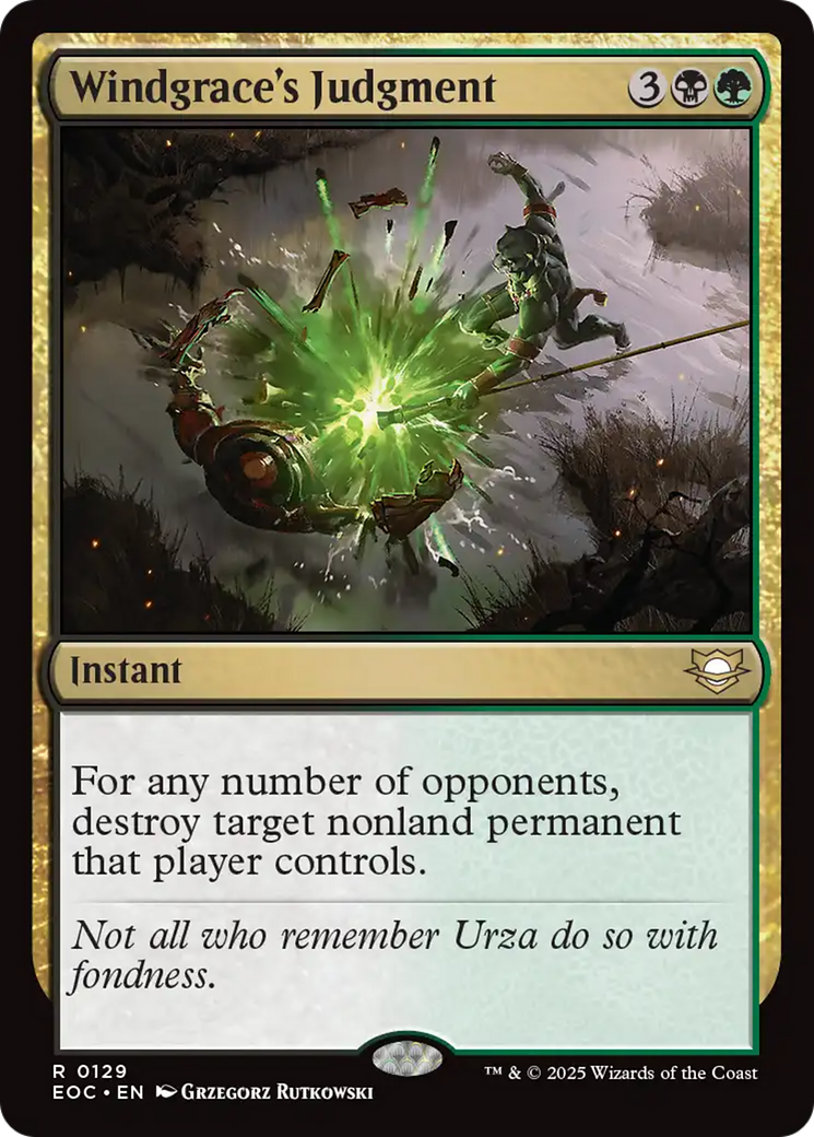 {@@ EOC R} Windgrace's Judgment [Edge of Eternities Commander][EOC 129]