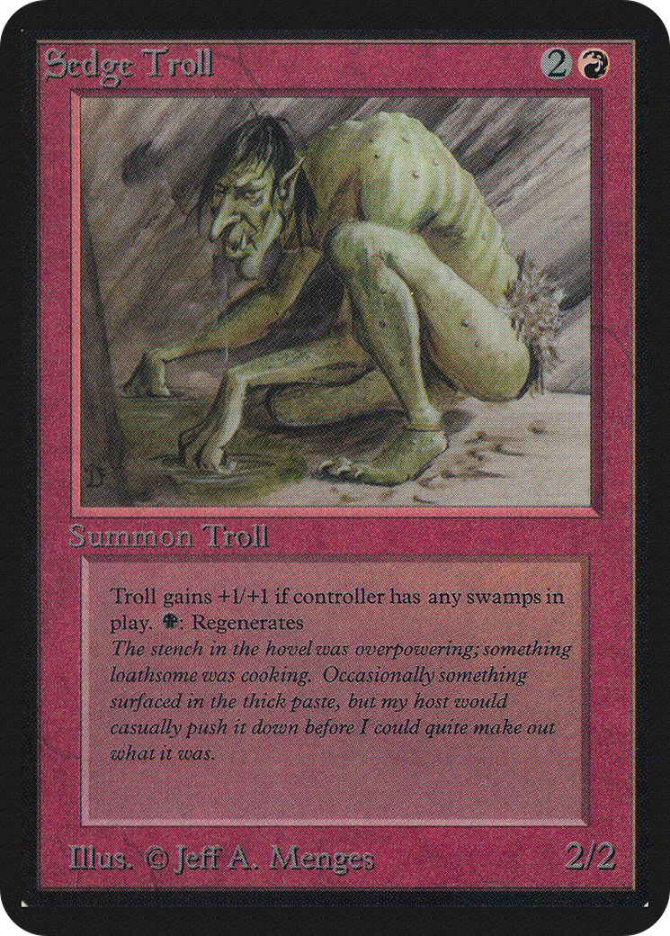 {R} Sedge Troll [Alpha Edition][LEA 172]