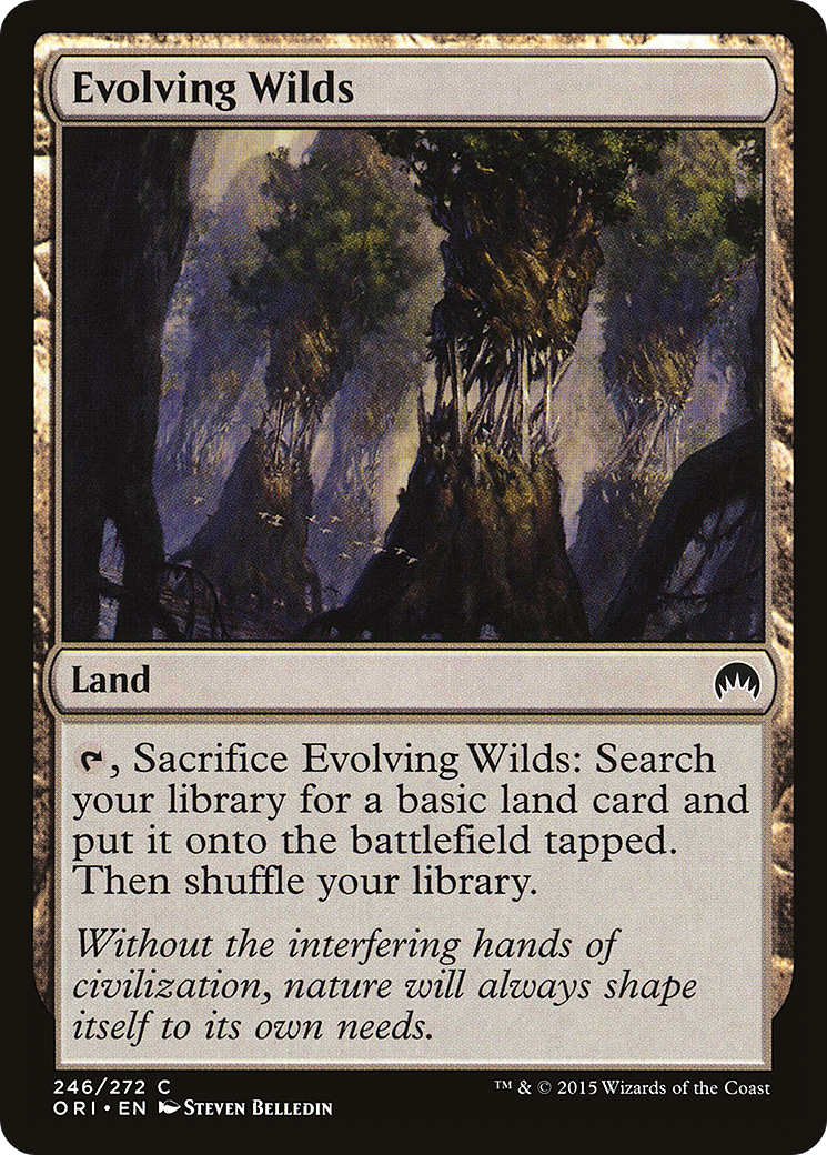 {C} Evolving Wilds [Magic Origins][ORI 246]