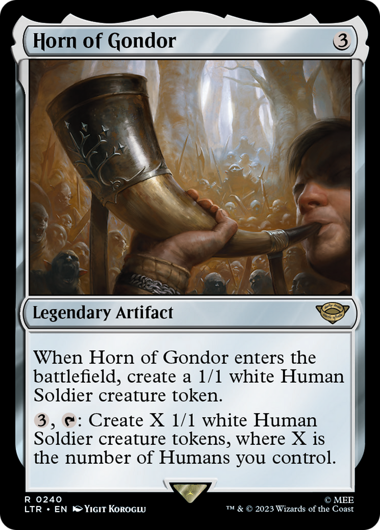 {R} Horn of Gondor [The Lord of the Rings: Tales of Middle-Earth][LTR 240]
