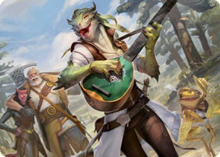 {A} Wandering Troubadour Art Card [Dungeons & Dragons: Adventures in the Forgotten Realms Art Series][AAFR 064]
