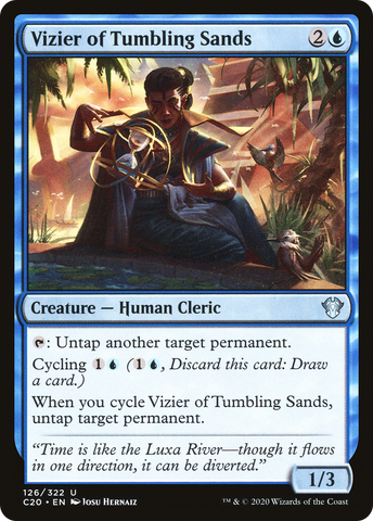 {C} Vizier of Tumbling Sands [Commander 2020][C20 126]