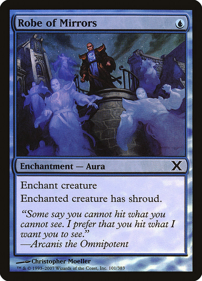 {C} Robe of Mirrors (Premium Foil) [Tenth Edition][FP 10E 101]
