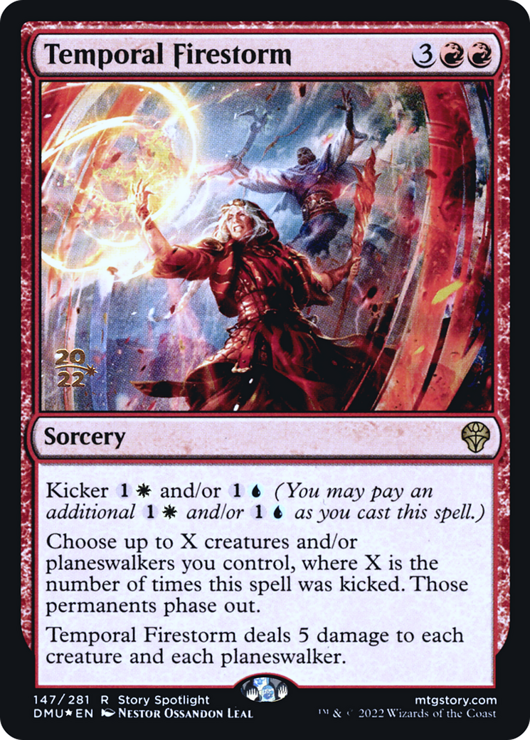 {R} Temporal Firestorm [Dominaria United Prerelease Promos][PR DMU 147]