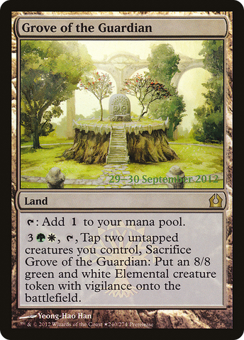 {R} Grove of the Guardian [Return to Ravnica Prerelease Promos][PR RTR 240]