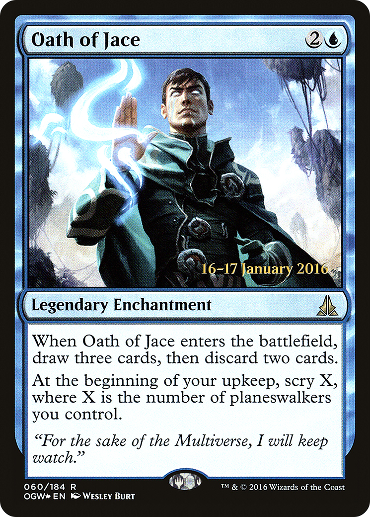 {R} Oath of Jace [Oath of the Gatewatch Prerelease Promos][PR OGW 060]