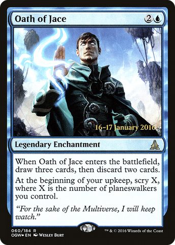 {R} Oath of Jace [Oath of the Gatewatch Prerelease Promos][PR OGW 060]
