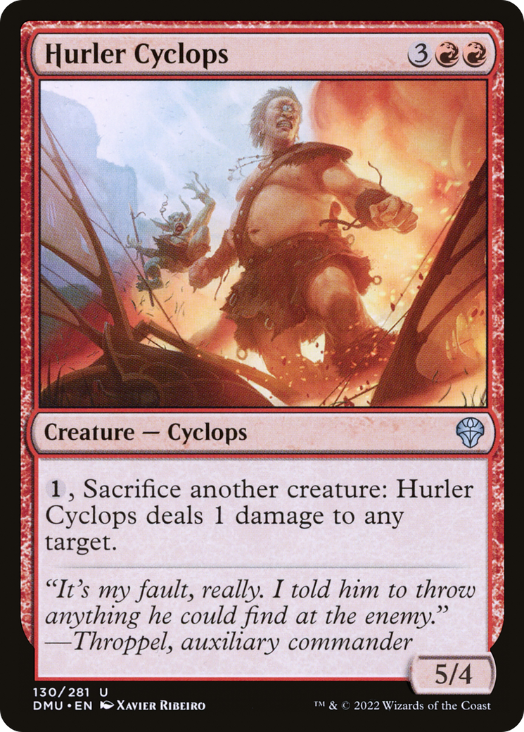 {C} Hurler Cyclops [Dominaria United][DMU 130]