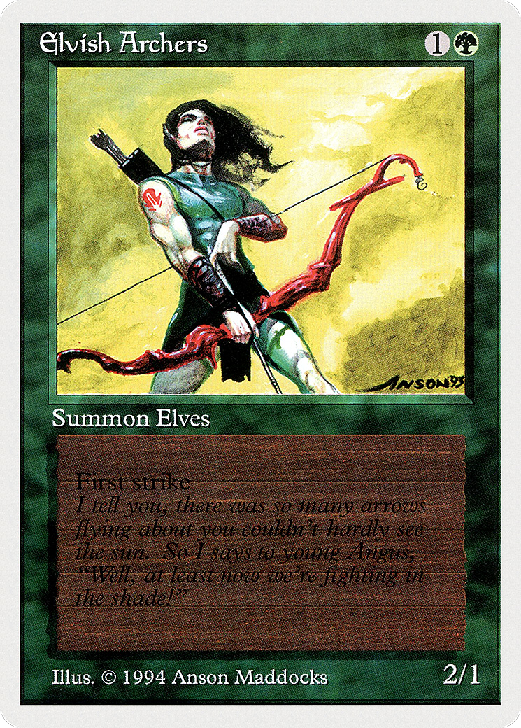 {R} Elvish Archers [Summer Magic / Edgar][SUM 193]