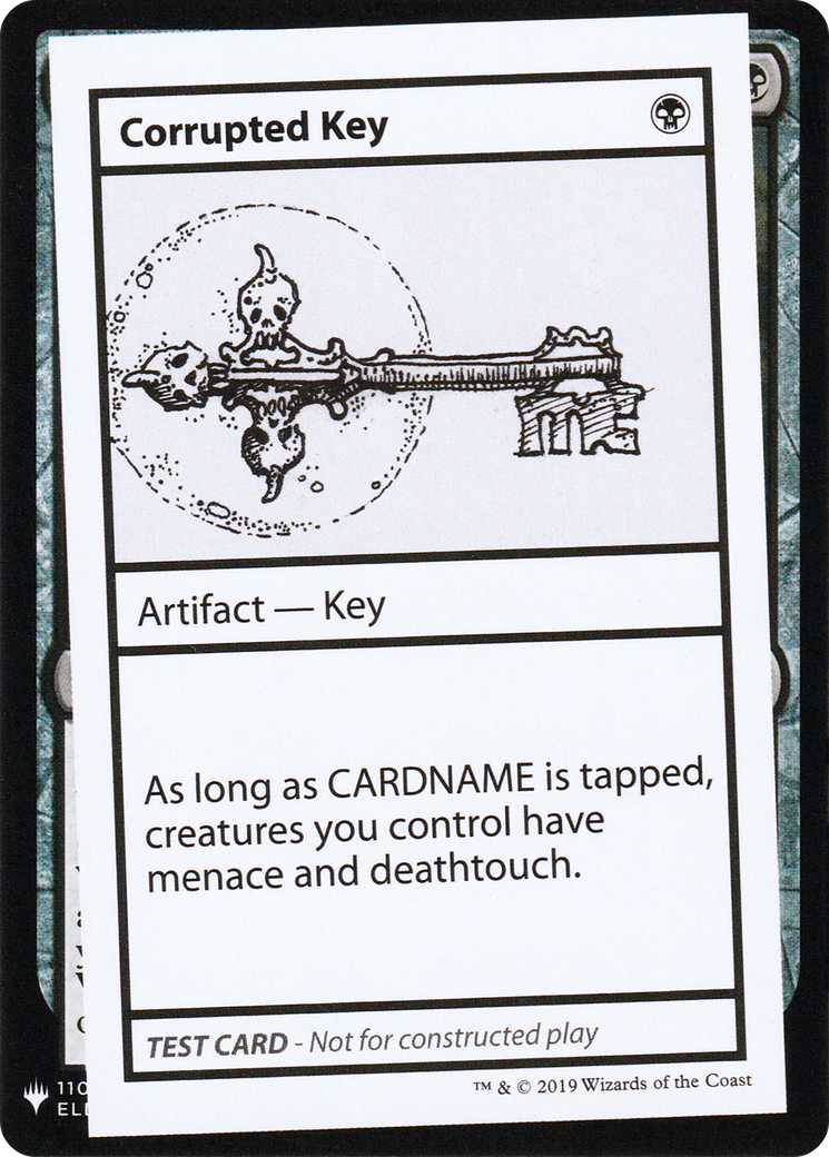 {R} Corrupted Key [Mystery Booster Playtest Cards][CON CMB1 039]