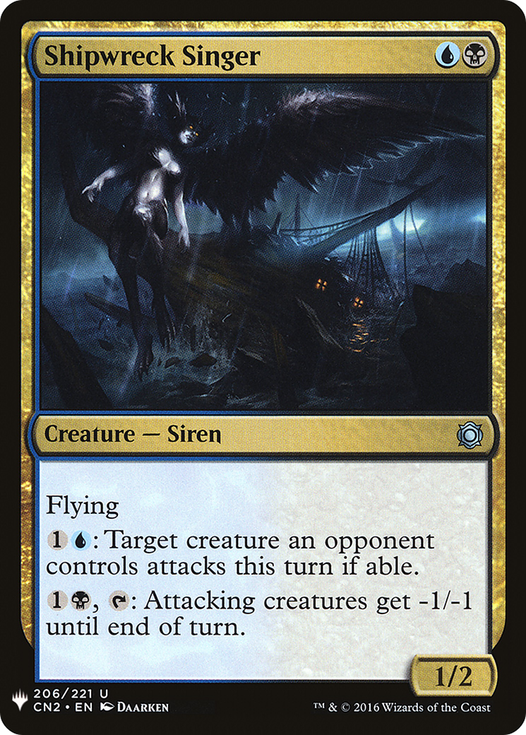 {C} Shipwreck Singer [Mystery Booster][LS CN2 206]