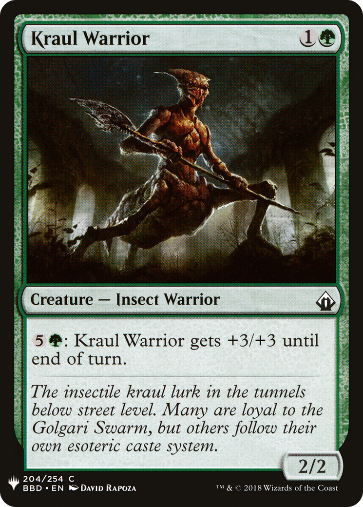 {C} Kraul Warrior [Mystery Booster][LS BBD 204]
