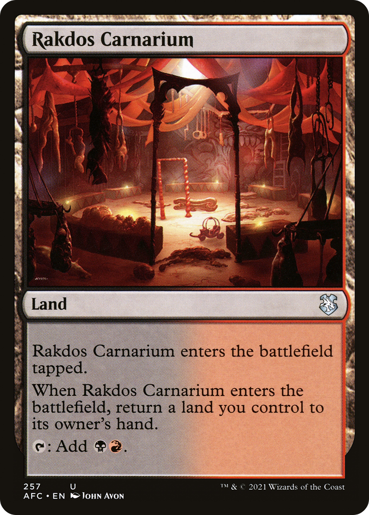 {C} Rakdos Carnarium [Dungeons & Dragons: Adventures in the Forgotten Realms Commander][AFC 257]