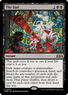 {@R} The End [Wilds of Eldraine][WOE 087]