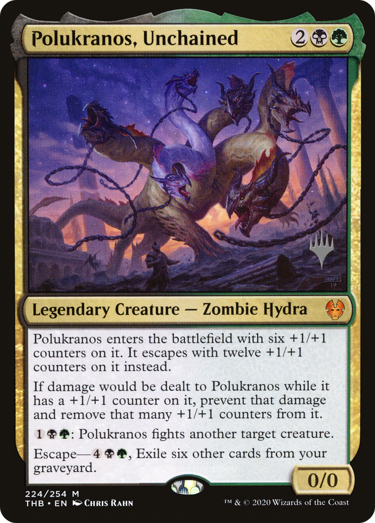 {R} Polukranos, Unchained (Promo Pack) [Theros Beyond Death Promos][PP THB 224] - Misty Mountain Games