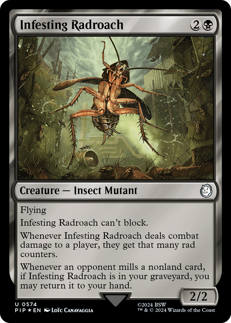 {C} Infesting Radroach (Surge Foil) [Fallout][PIP 574]