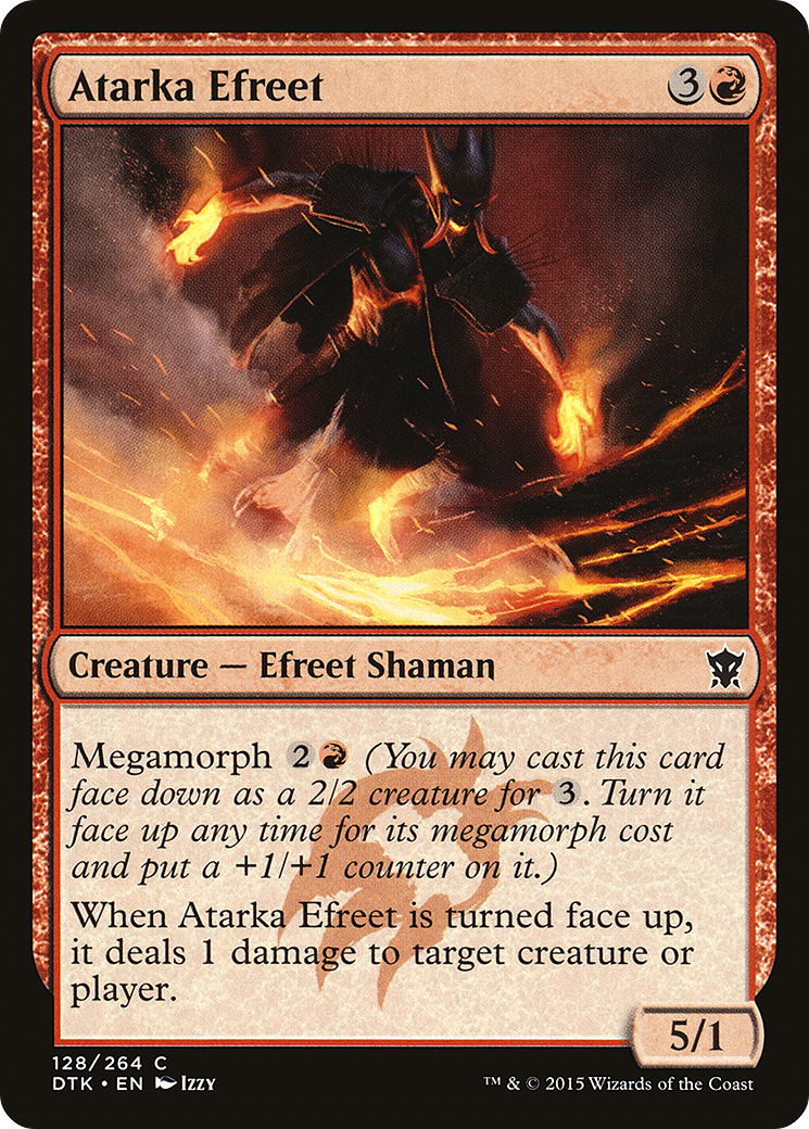 {C} Atarka Efreet [Dragons of Tarkir][DTK 128]