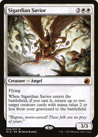 {R} Sigardian Savior [Innistrad: Midnight Hunt][MID 034]