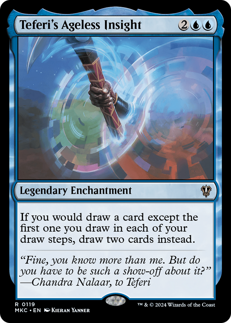 {R} Teferi's Ageless Insight [Murders at Karlov Manor Commander][MKC 119]