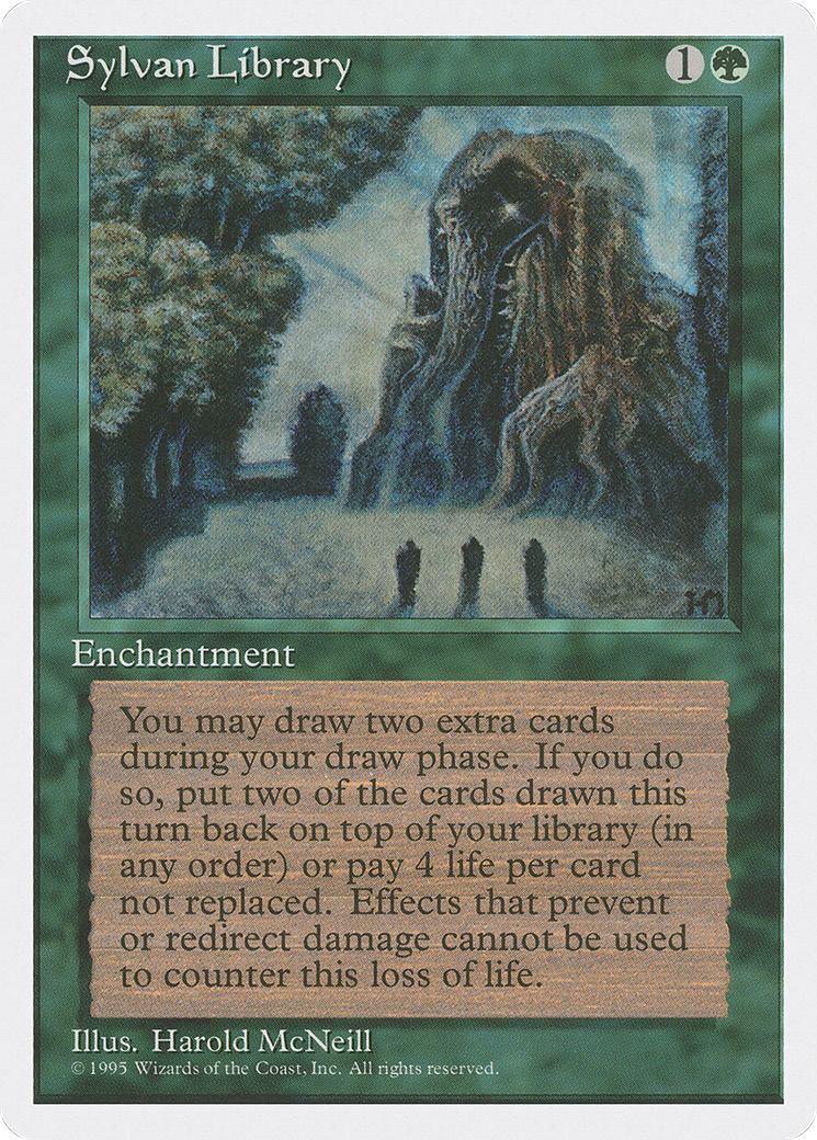 {R} Sylvan Library [Fourth Edition][4ED 273] - Misty Mountain Games