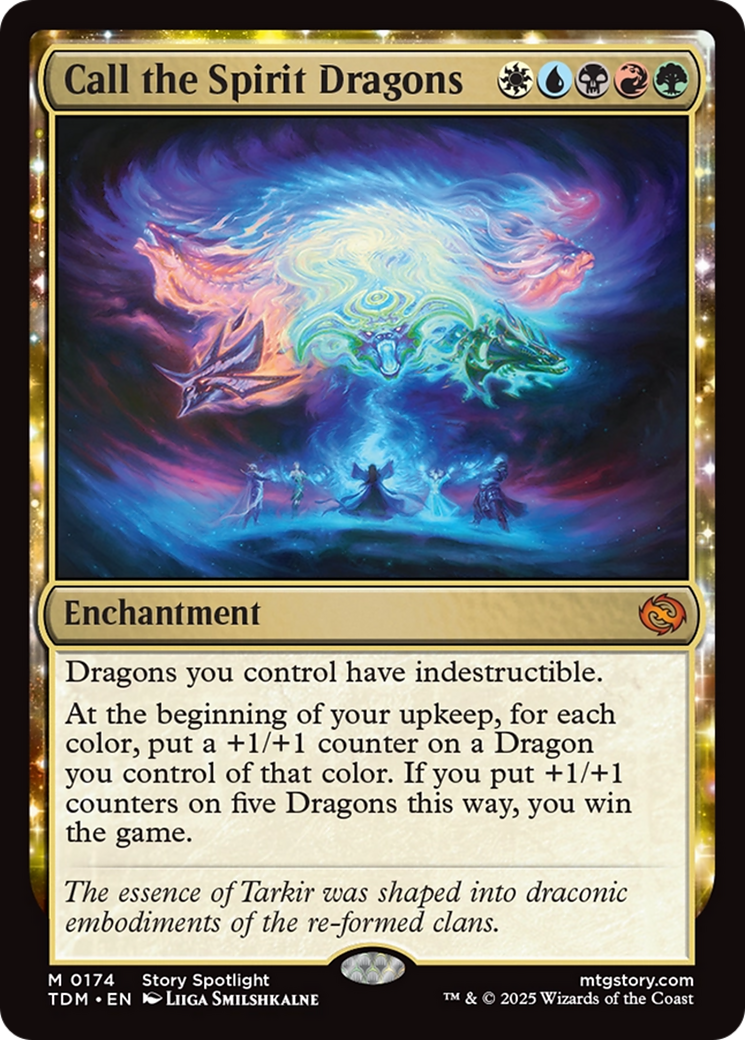 {@R} Call the Spirit Dragons [Tarkir: Dragonstorm][TDM 174]