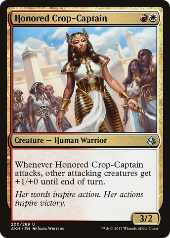 {C} Honored Crop-Captain [Amonkhet][AKH 200]
